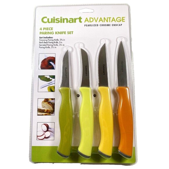 Cuisinart Advantage 4-Piece Paring Knife Set - Super Sharp Kitchen Knive… - Picture 1 of 5